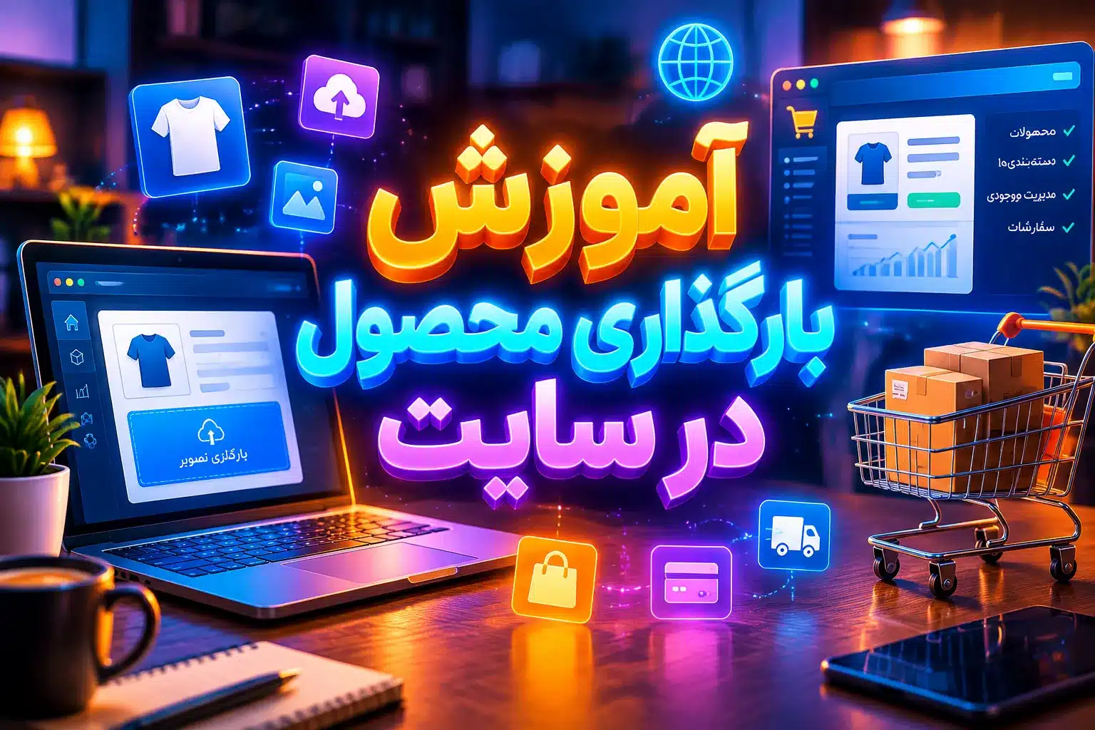 آموزش بارگذاری محصول در سایت